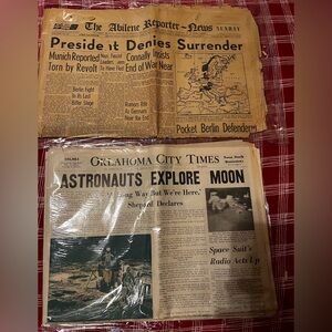Vintage Oklahoma City times newspaper